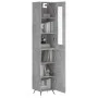Gray concrete plywood sideboard 34.5x34x180 cm by vidaXL, Sideboards - Ref: Foro24-3199149, Price: 99,51 €, Discount: %