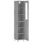 Gray concrete plywood sideboard 34.5x34x180 cm by vidaXL, Sideboards - Ref: Foro24-3199149, Price: 99,51 €, Discount: %