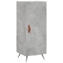 Aparador de madera contrachapada gris hormigón 34,5x34x180 cm de vidaXL, Aparadores - Ref: Foro24-3199149, Precio: 100,70 €, ...