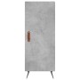 Aparador de madera contrachapada gris hormigón 34,5x34x180 cm de vidaXL, Aparadores - Ref: Foro24-3199149, Precio: 100,70 €, ...