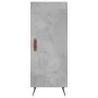 Gray concrete plywood sideboard 34.5x34x180 cm by vidaXL, Sideboards - Ref: Foro24-3199149, Price: 99,51 €, Discount: %