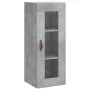 Gray concrete plywood sideboard 34.5x34x180 cm by vidaXL, Sideboards - Ref: Foro24-3199149, Price: 99,51 €, Discount: %