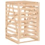 Cobertizo para cubos de basura madera maciza pino 84x90x128,5cm de vidaXL, Soportes para contenedores de residuos - Ref: Foro...