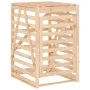 Cobertizo para cubos de basura madera maciza pino 84x90x128,5cm de vidaXL, Soportes para contenedores de residuos - Ref: Foro...