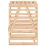 Cobertizo para cubos de basura madera maciza pino 84x90x128,5cm de vidaXL, Soportes para contenedores de residuos - Ref: Foro...