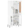 Aparador alto madera contrachapada blanco 69,5x34x180 cm de vidaXL, Aparadores - Ref: Foro24-3199625, Precio: 158,40 €, Descu...