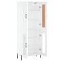 Aparador alto madera contrachapada blanco 69,5x34x180 cm de vidaXL, Aparadores - Ref: Foro24-3199625, Precio: 158,40 €, Descu...