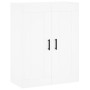 Aparador alto madera contrachapada blanco 69,5x34x180 cm de vidaXL, Aparadores - Ref: Foro24-3199625, Precio: 158,40 €, Descu...