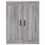 Aparador alto madera contrachapada gris sonoma 69,5x34x180 cm de vidaXL, Aparadores - Ref: Foro24-3199631, Precio: 154,48 €, ...