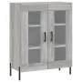 Aparador alto madera contrachapada gris sonoma 69,5x34x180 cm de vidaXL, Aparadores - Ref: Foro24-3199631, Precio: 154,48 €, ...