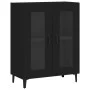 Black engineered wood sideboard 69.5x34x90 cm by vidaXL, Sideboards - Ref: Foro24-833048, Price: 69,84 €, Discount: %