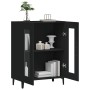 Aparador de madera de ingeniería negro 69,5x34x90 cm de vidaXL, Aparadores - Ref: Foro24-833048, Precio: 70,62 €, Descuento: %