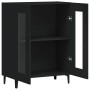 Aparador de madera de ingeniería negro 69,5x34x90 cm de vidaXL, Aparadores - Ref: Foro24-833048, Precio: 70,62 €, Descuento: %