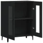 Black engineered wood sideboard 69.5x34x90 cm by vidaXL, Sideboards - Ref: Foro24-833048, Price: 69,84 €, Discount: %