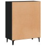 Aparador de madera de ingeniería negro 69,5x34x90 cm de vidaXL, Aparadores - Ref: Foro24-833048, Precio: 70,62 €, Descuento: %