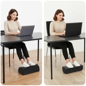 Almohadilla para pies Liso Negro en Ropa de cama | Comprar online en Foru.es