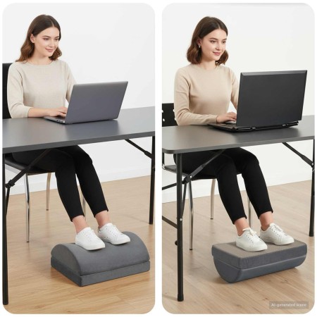 Almohadilla para pies Liso Gris en Ropa de cama | Comprar online en Foru.es