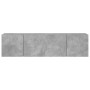 Muebles para TV de pared 2 unidades gris hormigón 80x30x41 cm en Muebles TV | Comprar online en Foru.es