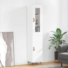 Hohes Sideboard aus weißem Sperrholz, 34,5 x 34 x 180 cm von vidaXL, Sideboards - Ref: Foro24-3199145, Preis: 103,27 €, Rabat...