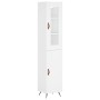 Aparador alto madera contrachapada blanco 34,5x34x180 cm de vidaXL, Aparadores - Ref: Foro24-3199145, Precio: 104,64 €, Descu...