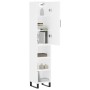 Aparador alto madera contrachapada blanco 34,5x34x180 cm de vidaXL, Aparadores - Ref: Foro24-3199001, Precio: 96,16 €, Descue...