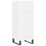 Aparador alto madera contrachapada blanco 34,5x34x180 cm de vidaXL, Aparadores - Ref: Foro24-3199001, Precio: 96,16 €, Descue...