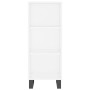 Aparador alto madera contrachapada blanco 34,5x34x180 cm de vidaXL, Aparadores - Ref: Foro24-3199001, Precio: 96,16 €, Descue...