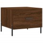 Mesas de centro 2 uds madera ingeniería marrón roble 50x50x40cm de vidaXL, Mesas de centro - Ref: Foro24-829427, Precio: 77,3...