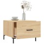 Mesas de centro 2 uds madera ingeniería roble Sonoma 50x50x40cm de vidaXL, Mesas de centro - Ref: Foro24-829403, Precio: 64,8...