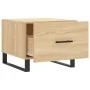 Coffee tables 2 pcs engineered wood Sonoma oak 50x50x40cm by vidaXL, Coffee table - Ref: Foro24-829451, Price: 73,56 €, Disco...