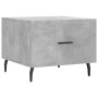 Mesa de centro 2 uds madera ingeniería gris hormigón 50x50x40cm de vidaXL, Mesas de centro - Ref: Foro24-829437, Precio: 71,7...