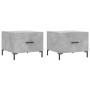 Mesa de centro 2 uds madera ingeniería gris hormigón 50x50x40cm de vidaXL, Mesas de centro - Ref: Foro24-829405, Precio: 64,8...