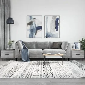 Mesas de centro 2 uds madera ingeniería gris Sonoma 50x50x40 cm de vidaXL, Mesas de centro - Ref: Foro24-829393, Precio: 66,3...