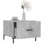 Mesa de centro 2 uds madera ingeniería gris hormigón 50x50x40cm de vidaXL, Mesas de centro - Ref: Foro24-829405, Precio: 64,8...