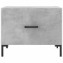 Mesa de centro 2 uds madera ingeniería gris hormigón 50x50x40cm de vidaXL, Mesas de centro - Ref: Foro24-829405, Precio: 64,8...