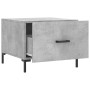 Mesa de centro 2 uds madera ingeniería gris hormigón 50x50x40cm de vidaXL, Mesas de centro - Ref: Foro24-829405, Precio: 64,8...