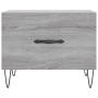 Mesas de centro 2 uds madera ingeniería gris Sonoma 50x50x40 cm de vidaXL, Mesas de centro - Ref: Foro24-829393, Precio: 66,8...