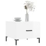 Mesa de centro 2 uds madera ingeniería blanco brillo 50x50x40cm de vidaXL, Mesas de centro - Ref: Foro24-829401, Precio: 71,7...