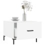 Mesa de centro 2 uds madera ingeniería blanco brillo 50x50x40cm de vidaXL, Mesas de centro - Ref: Foro24-829401, Precio: 71,7...