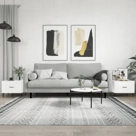 Couchtisch, 2 Stück, glänzend weißes Holzwerkstoff, 50 x 50 x 40 cm von vidaXL, Couchtisch - Ref: Foro24-829433, Preis: 82,33...