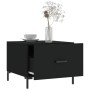 Mesas de centro 2 uds madera de ingeniería negro 50x50x40 cm de vidaXL, Mesas de centro - Ref: Foro24-829399, Precio: 65,57 €...