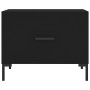 Mesas de centro 2 uds madera de ingeniería negro 50x50x40 cm de vidaXL, Mesas de centro - Ref: Foro24-829399, Precio: 65,57 €...
