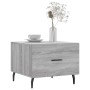 Mesas de centro 2 uds madera ingeniería gris Sonoma 50x50x40 cm de vidaXL, Mesas de centro - Ref: Foro24-829441, Precio: 74,1...