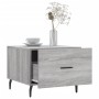 Mesas de centro 2 uds madera ingeniería gris Sonoma 50x50x40 cm de vidaXL, Mesas de centro - Ref: Foro24-829441, Precio: 74,1...