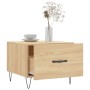 Mesas de centro 2 uds madera ingeniería roble Sonoma 50x50x40cm de vidaXL, Mesas de centro - Ref: Foro24-829387, Precio: 64,8...