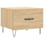 Mesas de centro 2 uds madera ingeniería roble Sonoma 50x50x40cm de vidaXL, Mesas de centro - Ref: Foro24-829387, Precio: 64,8...