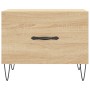 Mesas de centro 2 uds madera ingeniería roble Sonoma 50x50x40cm de vidaXL, Mesas de centro - Ref: Foro24-829387, Precio: 64,8...