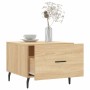 Mesas de centro 2 uds madera ingeniería roble Sonoma 50x50x40cm de vidaXL, Mesas de centro - Ref: Foro24-829435, Precio: 71,7...