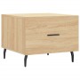 Mesas de centro 2 uds madera ingeniería roble Sonoma 50x50x40cm de vidaXL, Mesas de centro - Ref: Foro24-829435, Precio: 71,7...