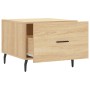 Mesas de centro 2 uds madera ingeniería roble Sonoma 50x50x40cm de vidaXL, Mesas de centro - Ref: Foro24-829435, Precio: 71,7...